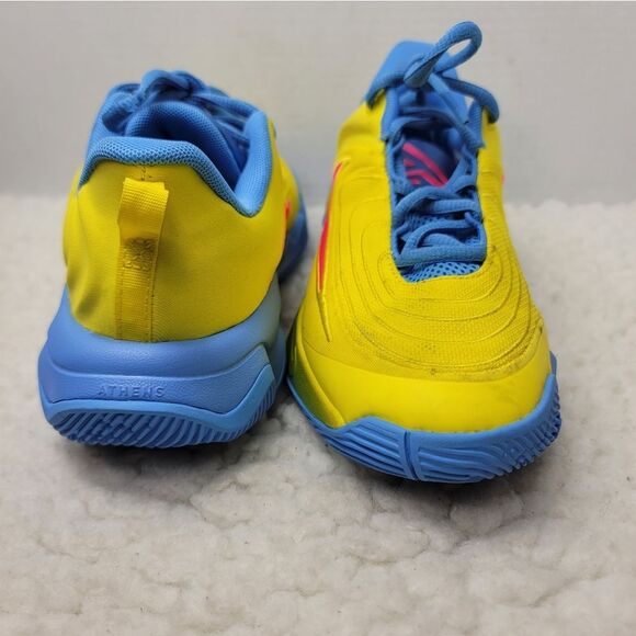 Nike Giannis Immortality 4 Mens Sneaker Size 5 Yellow Blue Basketball Shoes - Picture 7 of 11